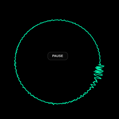 Here is a sine wave circle I did my own research into, it reacts to mic-input. Reference: https://youtu.be/uk96O7N1Yo0?si=n0Lssx_znATOt2gL