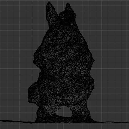 This was Jinpei's mesh before reducing polygons, very meshy.